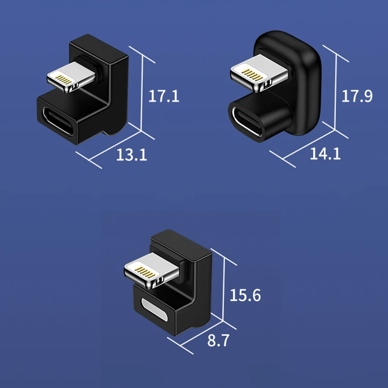 Convertidor Apple 13, carga rápida, juego en forma de U sin bloqueo de manos, iluminación Apple a cabezal convertidor TypeC, 1 Uds. - imagen 4