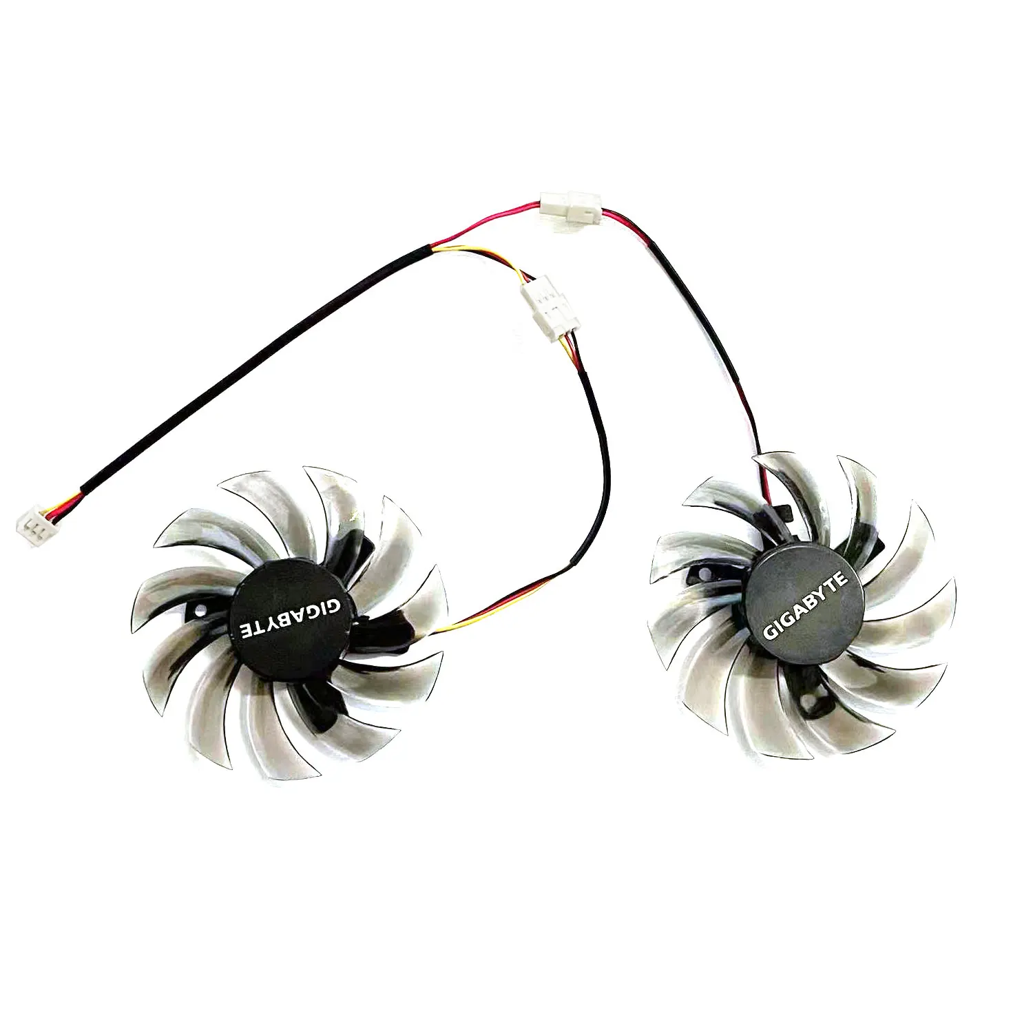 Ventilador T128010SM de 3 pines, 75MM, GTX 670, GPU, adecuado para Gigabyte N460, GTX 670, 580, 560, tarjeta gráfica Ti, nuevo - imagen 2