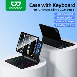 Funda teclado Bluetooth GOOJODOQ iPad Pro 11 M4/Air