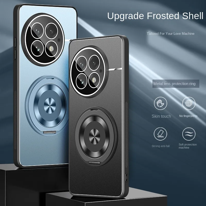 Para OnePlus ACE 5 funda dura mate con anillo soporte lente funda protectora trasera para OnePlus ACE 5 3 2 Pro 3V 2V carcasa de teléfono - imagen 4