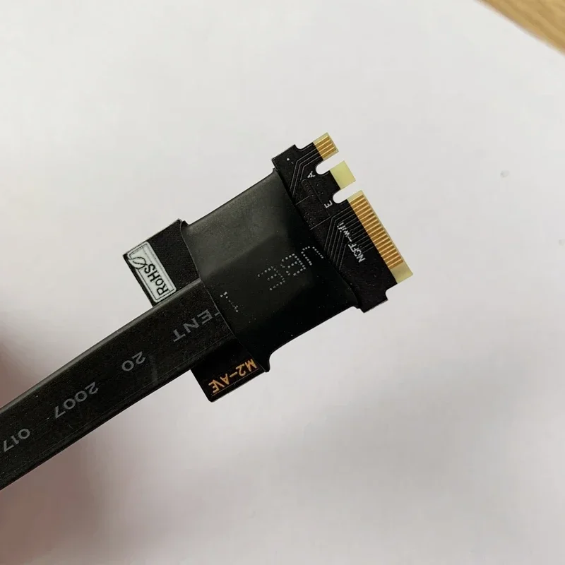 PCIe 3,0 M.2 WiFi A/E Key NGFF a X16 tarjeta gráfica Cable de extensión de minería múltiples tarjetas PCI-E Riser GPU Cable adaptador de tarjetas de vídeo - imagen 5