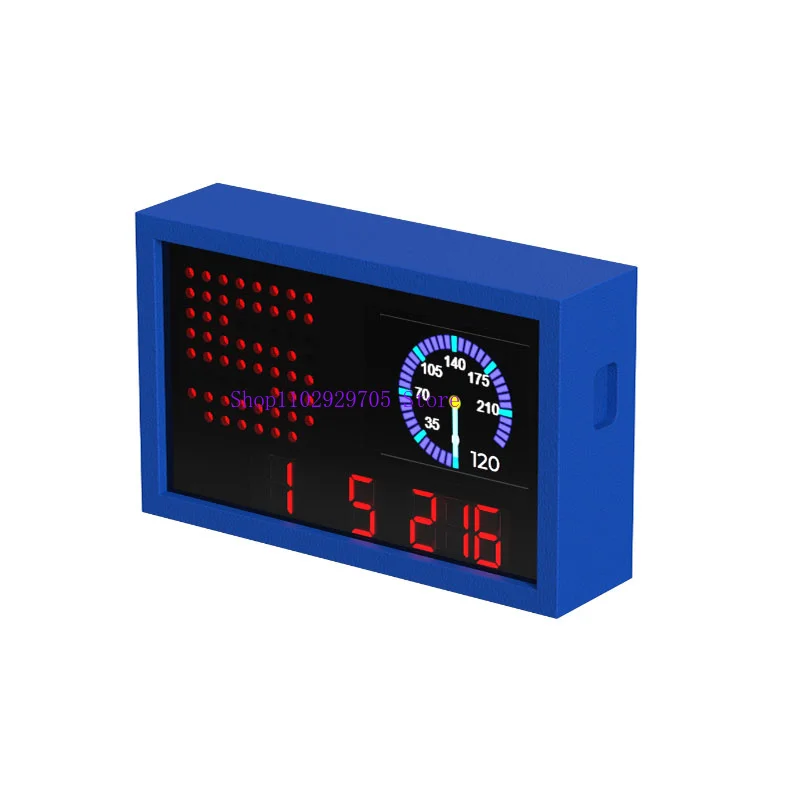 PC USB Simracing juego tablero multifuncional pantalla LED tacómetro pantalla de velocidad para Logitech /SIMAGIC/FANATEC /MOZA - imagen 2