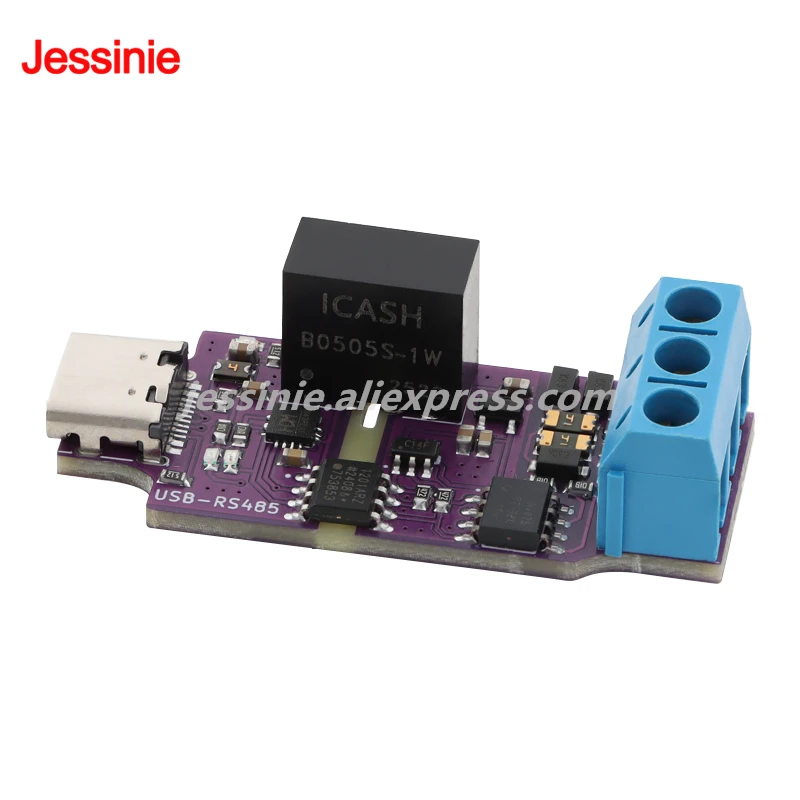 5 uds/1 ud. Módulo de puerto serie USB a RS485 aislado conmutación automática de alta velocidad ​ ​ Aislamiento de energía de comunicación de 2Mbps - imagen 4