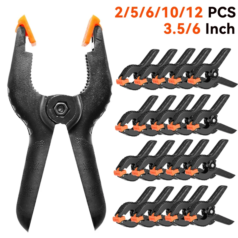 Abrazaderas de muselina de alta resistencia para fotografía, soporte de fondo para fotomatón, Clip de fondo fijo, pantalla verde de muselina, 1/12 Uds. - imagen 2