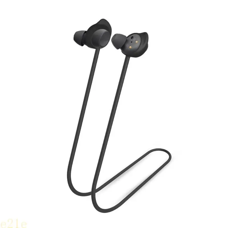 E21E Auriculares anti-perdidos Auriculares Cordete silicona Cordete cuello para brotes Fe Fe - imagen 3