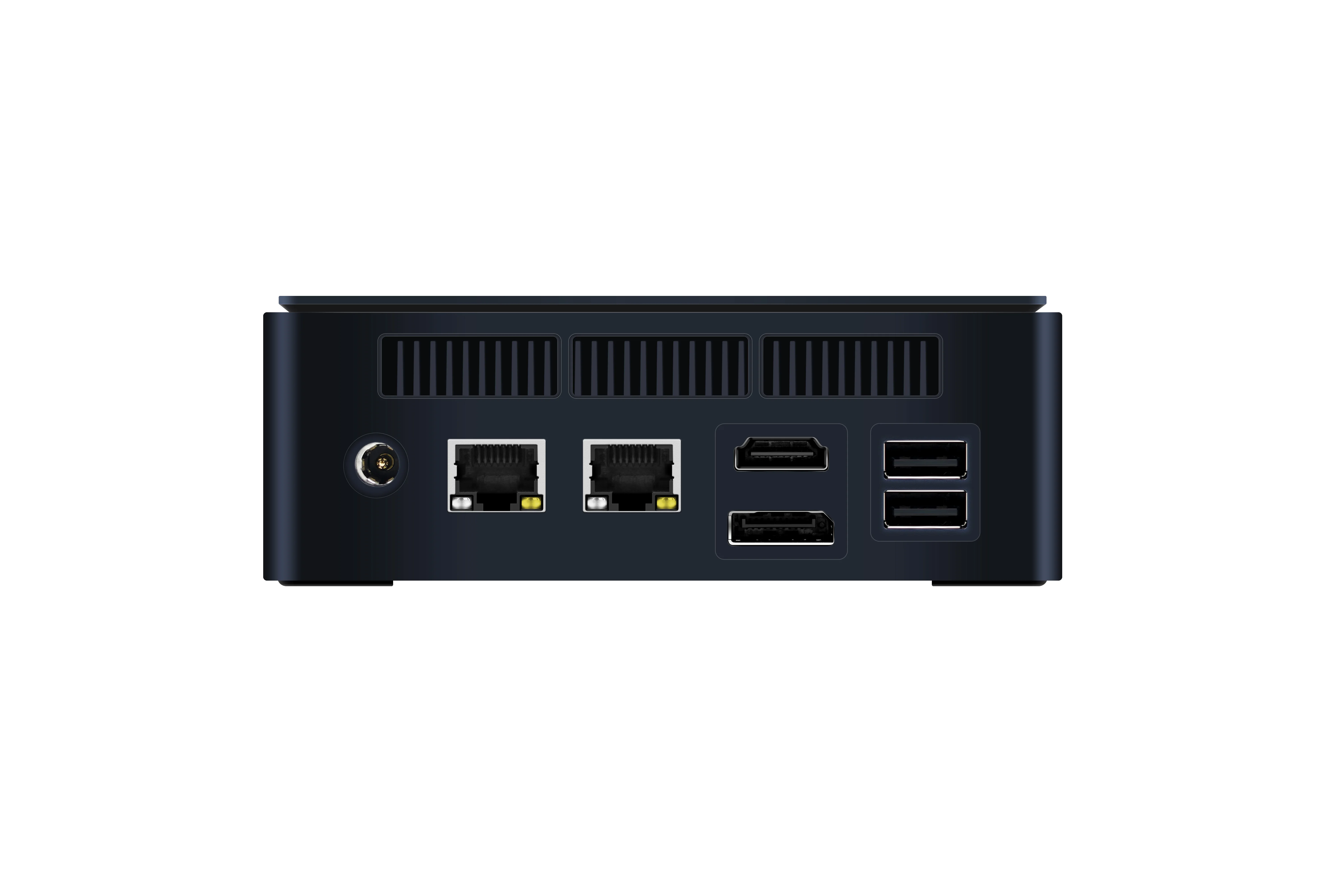 BKHD H8 Cyber Security Network Firewall Hardware N100 N150 Mini PC de escritorio NUC carcasa de plástico Client delgado Intel 12. a generación tipo C - imagen 3
