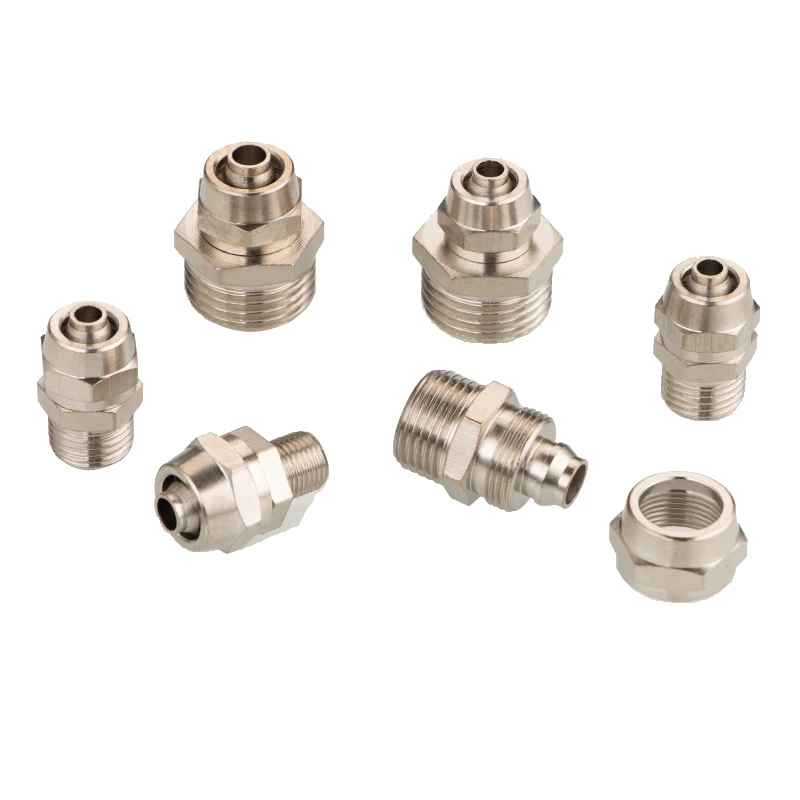 Accesorios de aire neumáticos PC 4-M5 4 6 8 10 12 14 16mm rosca 1/8 3/8 1/2 1/4 BSP conector rápido para conectores de manguera de tubo - imagen 4