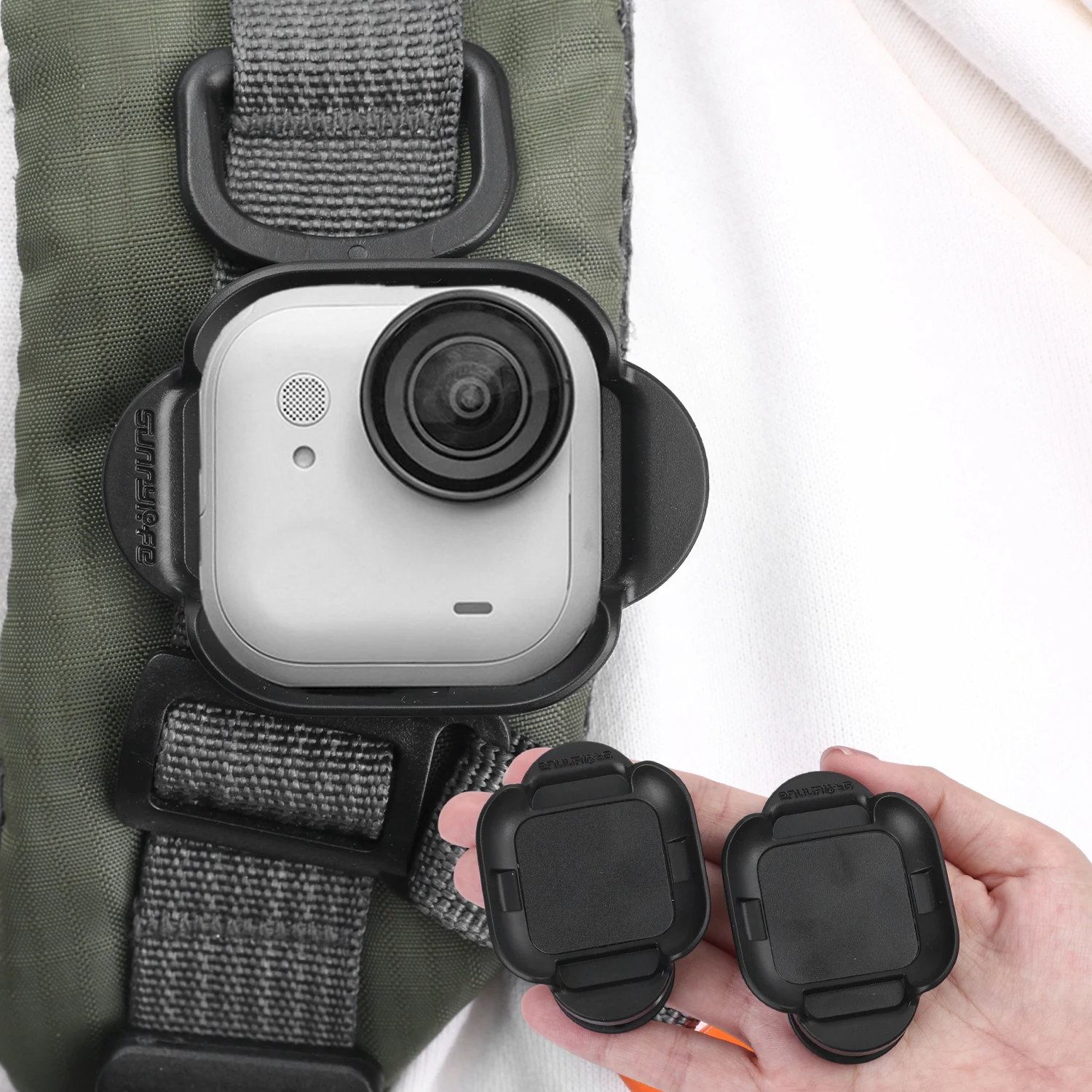 Clip magnético para mochila Insta360 GO Ultra, soporte de montaje de liberación rápida, Clip de cámara a prueba de golpes para accesorios Insta360 GO Ultra - imagen 3