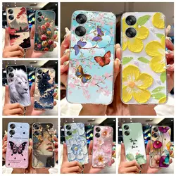 Funda Silicona Xiaomi Redmi 13C 5G / 13R – Flores Coloridas Antigolpes