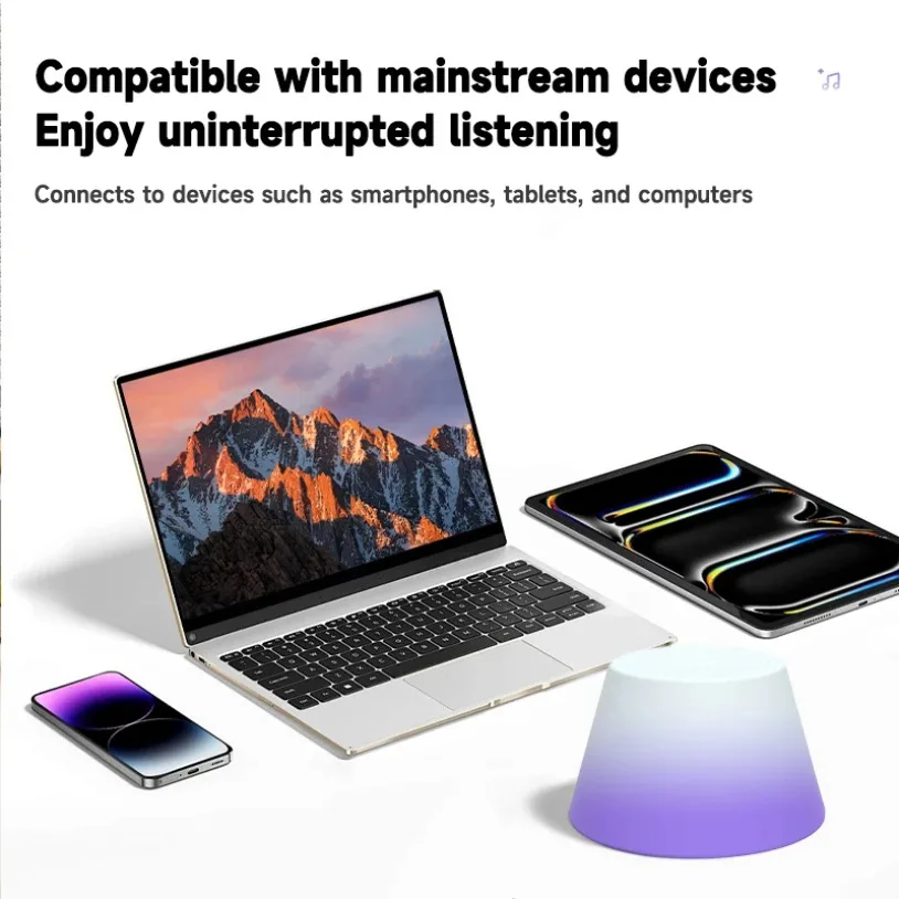 VIKEFON Mini altavoz portátil JW912 Bluetooth altavoz magnético BT5.3 pequeña caja de sonido 7 horas de reproducción soporte para teléfono - imagen 4