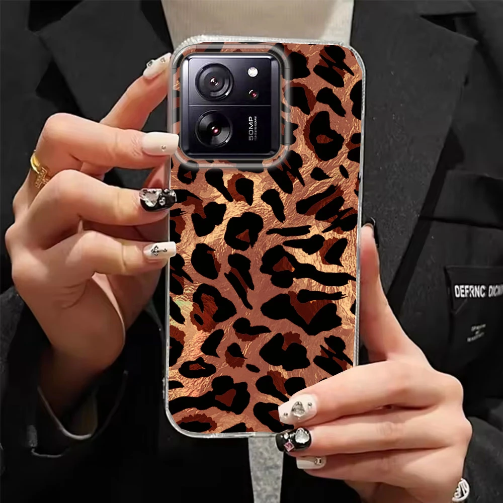 Funda de teléfono brillante color oscuro carey ámbar para Xiaomi 13T 14T 11 Lite NE Poco X5 M6 Pro X6 X7 X3 Pro NFC C65 C61 M5S - imagen 5