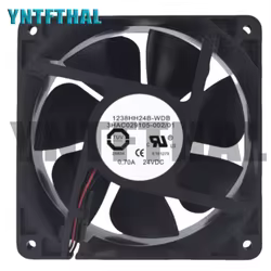 Ventilador refrigeración 24V 0,7A de dos cables