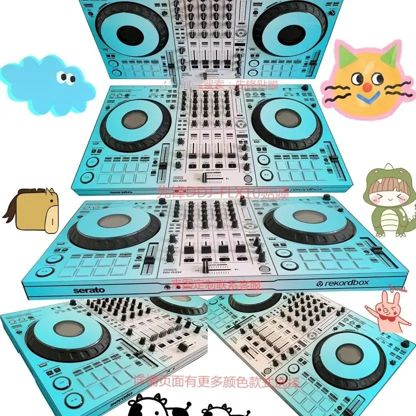 Pioneer Xdjxz Xdj-xz DDJFLX10 DDJ-FLX10 Película protectora autoadhesiva, pegatina de color completamente rodeada. ¡No controlador de DJ! ! - imagen 3