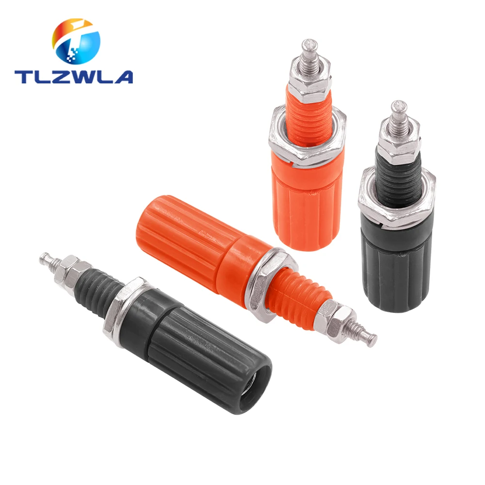 Enchufe Banana de 5 piezas y 4mm, tuerca de poste de encuadernación, conector eléctrico, Terminal DIY - imagen 5