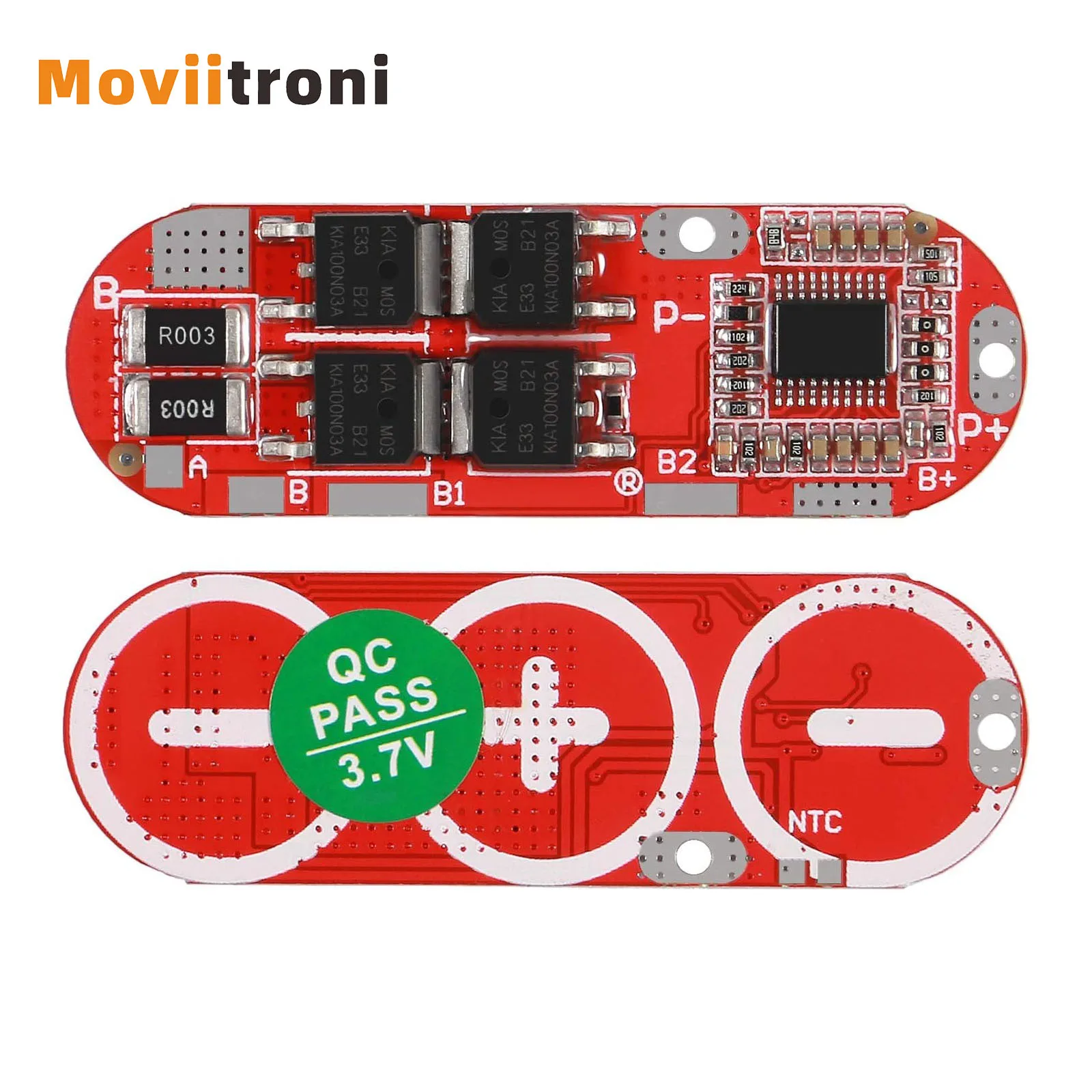 Módulo de placa de circuito de protección de batería de litio 18650 Li-ion Lipo BMS 3S 4S 5S 25A Lipo BMS cargador circuitos integrados
