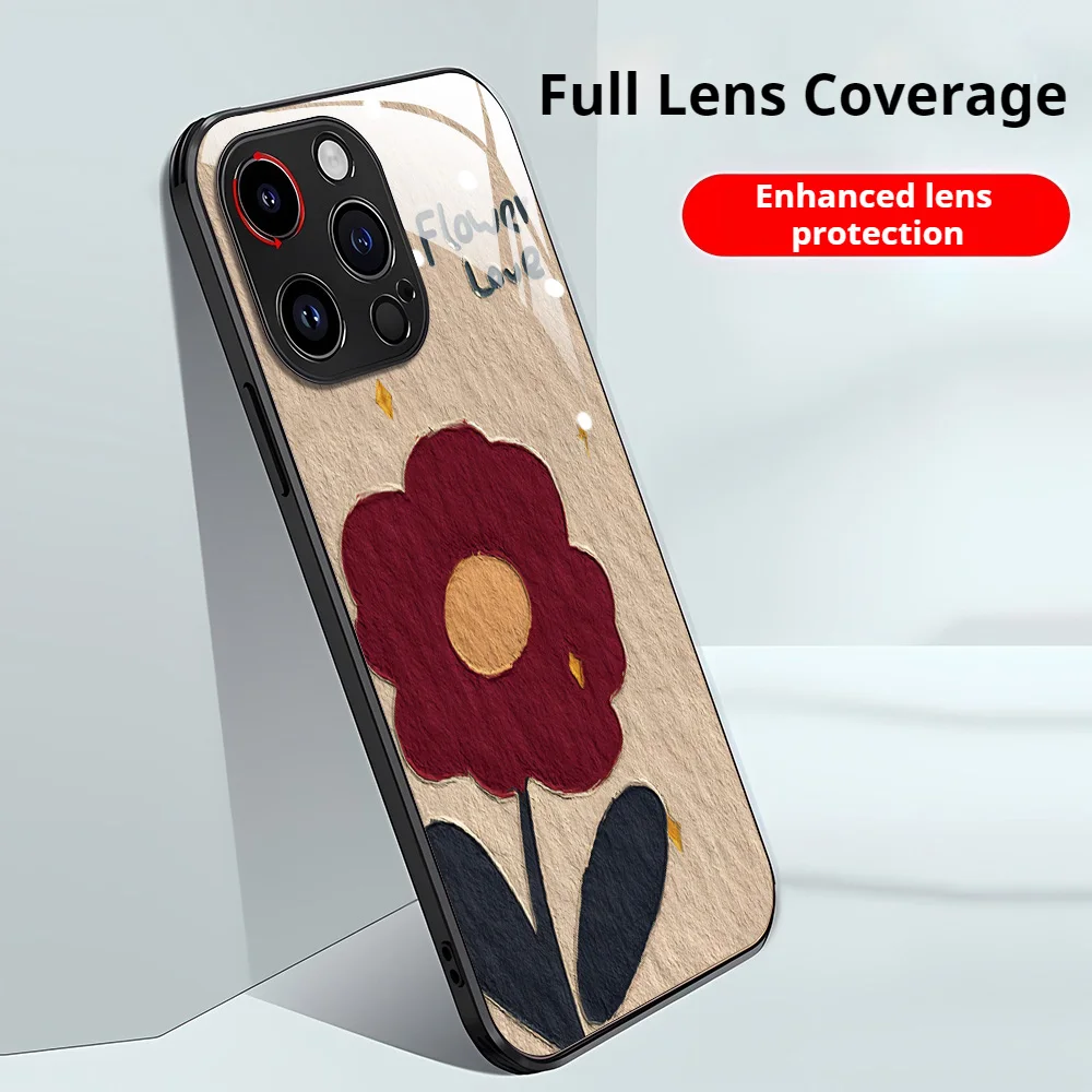 Funda de teléfono de vidrio templado para Samsung A56 5G A55 A54 A17 A16 A36 A15 A14 A34 A52 A53 A13 A12 A22 A24 A25 A23 A32 A33 A51 - imagen 2