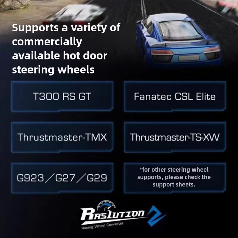 Brook Ras1ution 2 Racing Wheel Converter Accesorio de videojuegos para consolas de juegos PS4 PS5 PS3 NS - imagen 4