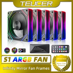 Ventilador PC TEUCER Prism S1 ARGB PWM para refrigeración
