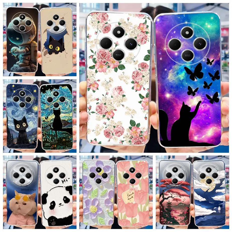 Para Xiaomi Redmi 14C funda elegante pintada 6,88 ''carcasa de silicona suave para Xiaomi Poco C75 C 75 PocoC75 Redmi14C fundas de teléfono