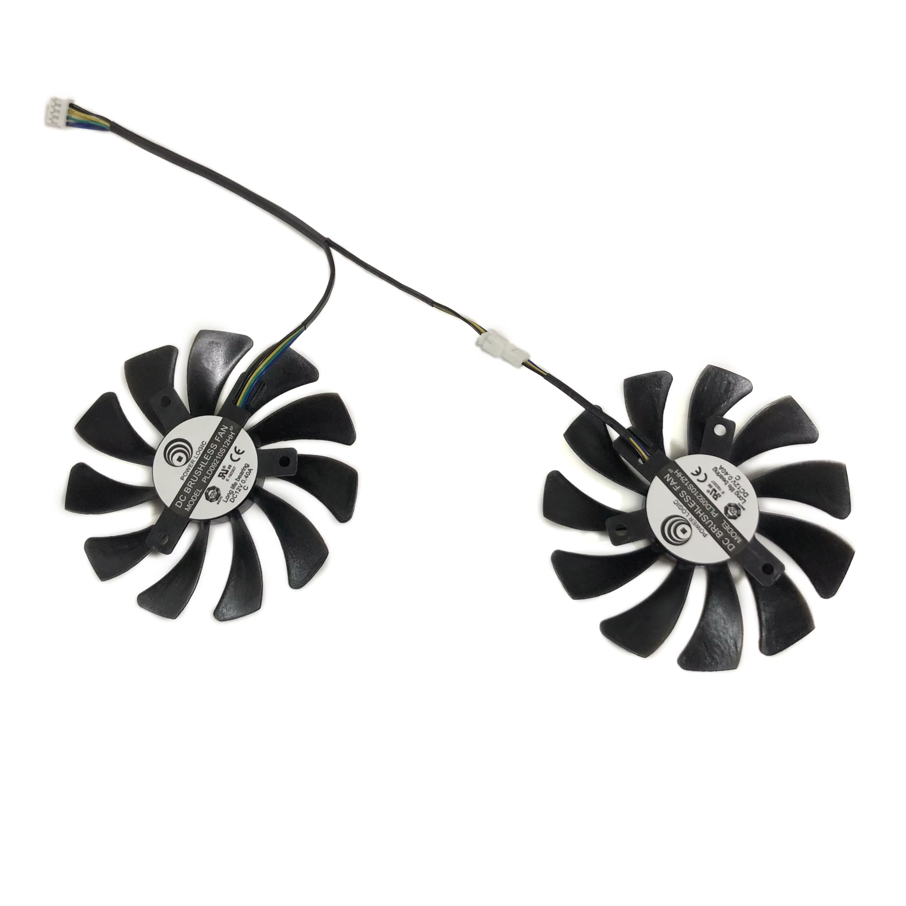PLD09210S12HH, enfriador de gráficos, 2 unids/set, ventilador de tarjeta de vídeo, para MSI GTX1060 MINING, para MSI RTX 2060 SUPER,MSI GTX 1660Ti 1660 VENTUS - imagen 4