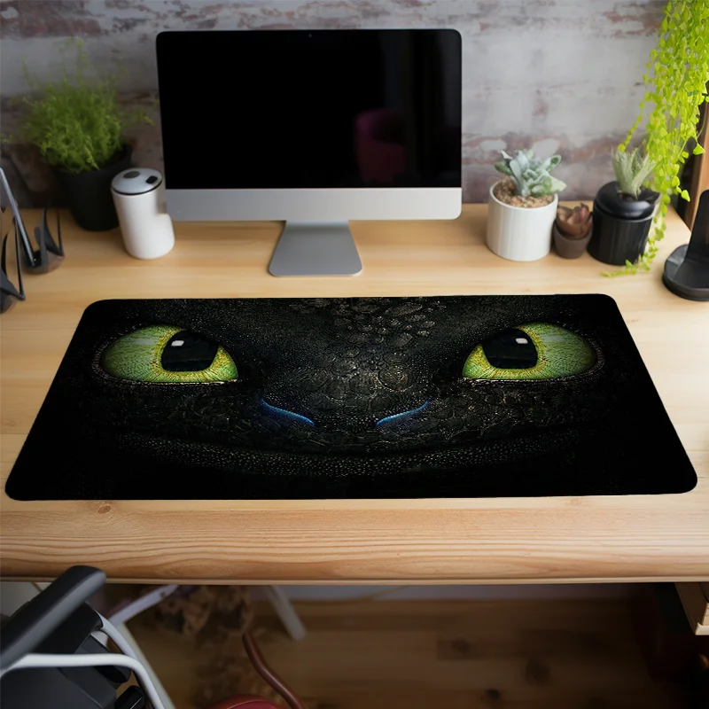 Alfombrilla de ratón Cool Train Dragon, alfombrilla de mesa de juegos de expansión, alfombrilla de mesa antideslizante, alfombrilla de ratón para teclado de ordenador portátil, trabajo de oficina, regalo para juegos en casa