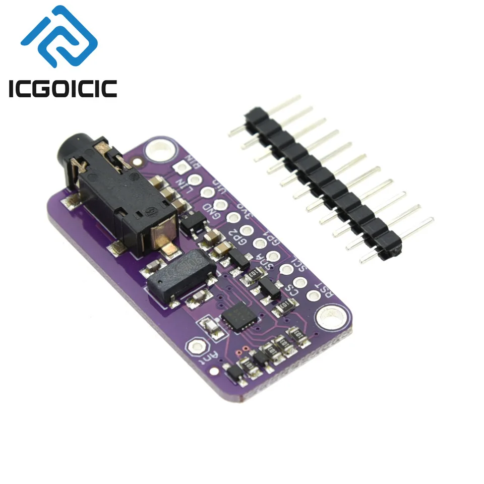 Módulo transmisor FM SI4713: 3,0-5,0 V CC, controlado I2C, audio estéreo a FM inalámbrico para audio de automóvil y proyectos de bricolaje - imagen 2