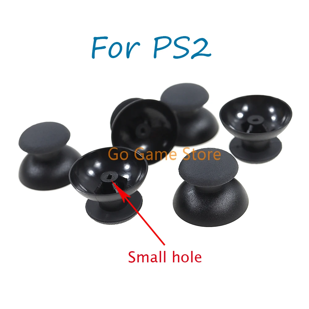 200 Uds. Tapa de Joystick basculante 3D agujero pequeño seta pulgar Stick tapas analógicas cubierta para PlayStation 2 PS2