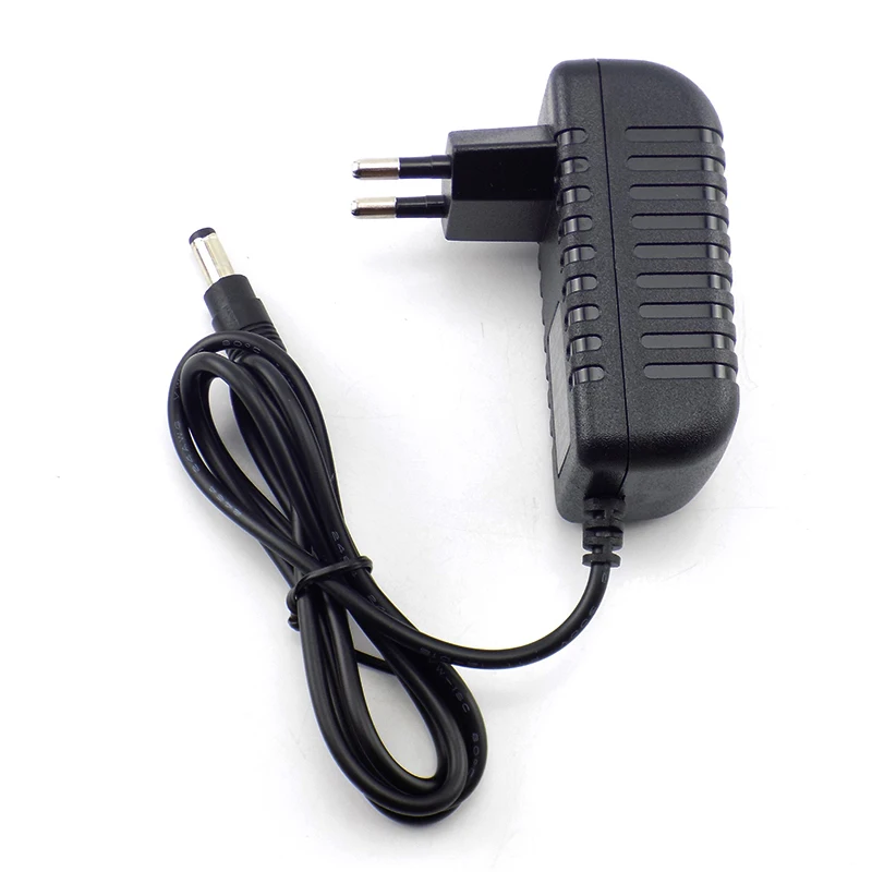 Enchufe europeo DC 12V 2A fuente de alimentación conmutada AC110V ~ 220V 2000ma adaptador LED para cámara CCTV enrutador A7 - imagen 5