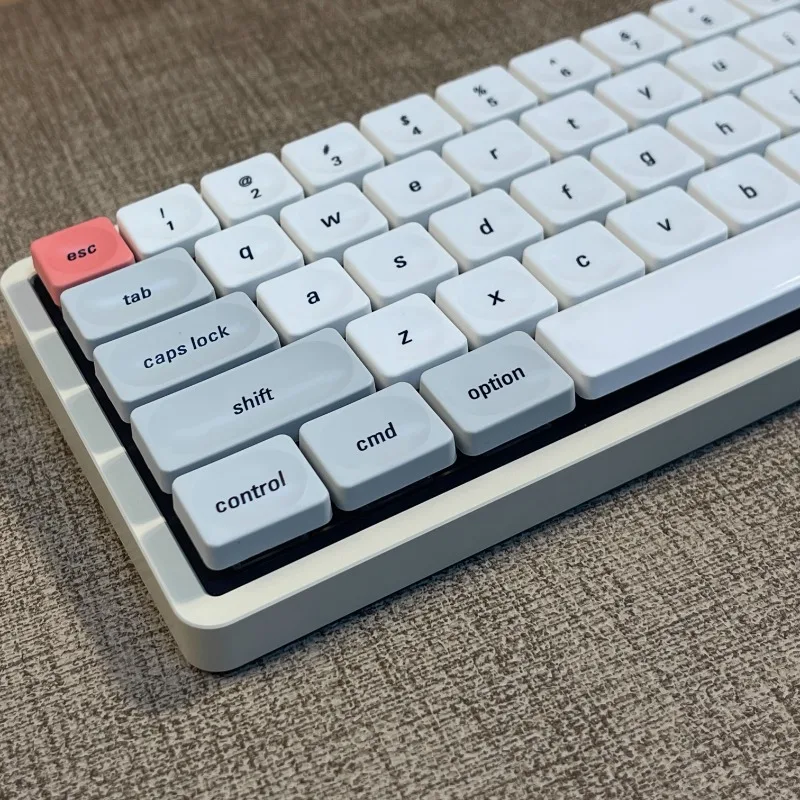 LCK-Juego de teclas de perfil bajo PBT, tapa de teclado de estilo Retro Simple personalizada, tapa de tecla Original para juegos, regalo para teclado mecánico de oficina - imagen 2