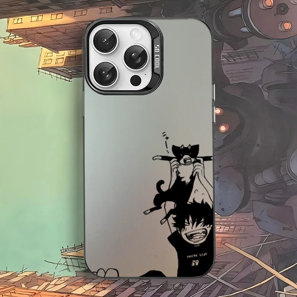 Funda de teléfono Anime Ao no Exorcist Okumura Rin para iPhone 16 15 14 13 12 11 Pro Max X XR XSMAX 8 7 Plus, funda trasera mate a prueba de golpes - imagen 5