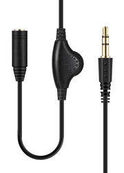 Cable Extensión Audio 3,5mm Estéreo M/F – Mando Volumen