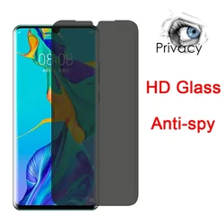 Vidrio templado de privacidad para Huawei Y8P Y7 Plus Mate 20 P Smart S, Protector de pantalla para Honor 10 Lite Nova 5 Lite 3 Y60 X6A