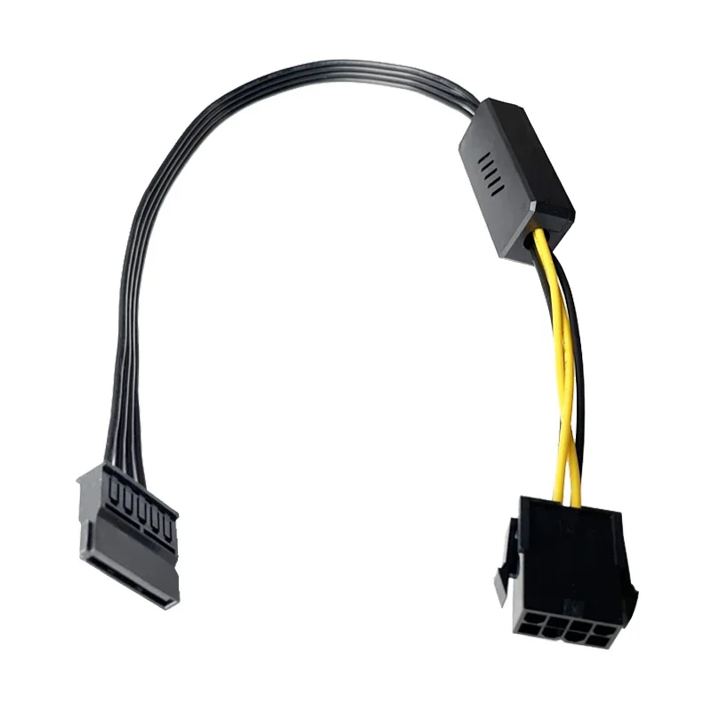 Cable de suministro de disco duro GPU de 8 pines hembra a SATA con Módulo incorporado, Cable de alimentación de 12V a 5V - imagen 4