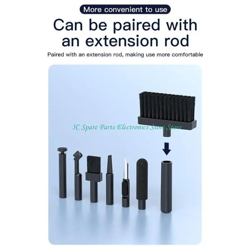 Sz Professional Keyboards Malled Cushion 22 en 1 Herramienta limpieza Soporty Sopky Soporte para cuidado electrónica - imagen 4