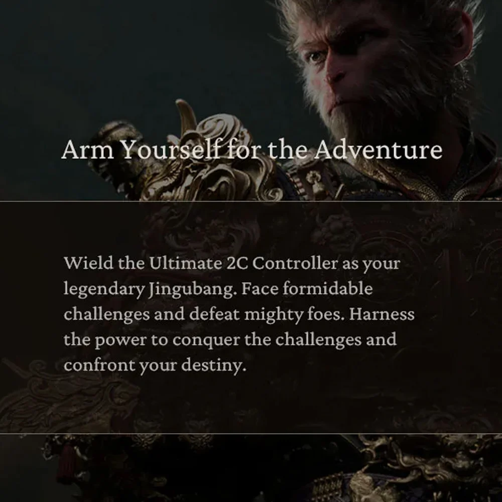 8BitDo Black Myth Wukong Gamepads PC Ultimate 2C controlador de juegos Windows 10 11 Steam Raspberry Pi Android efecto Hall Joystick - imagen 4