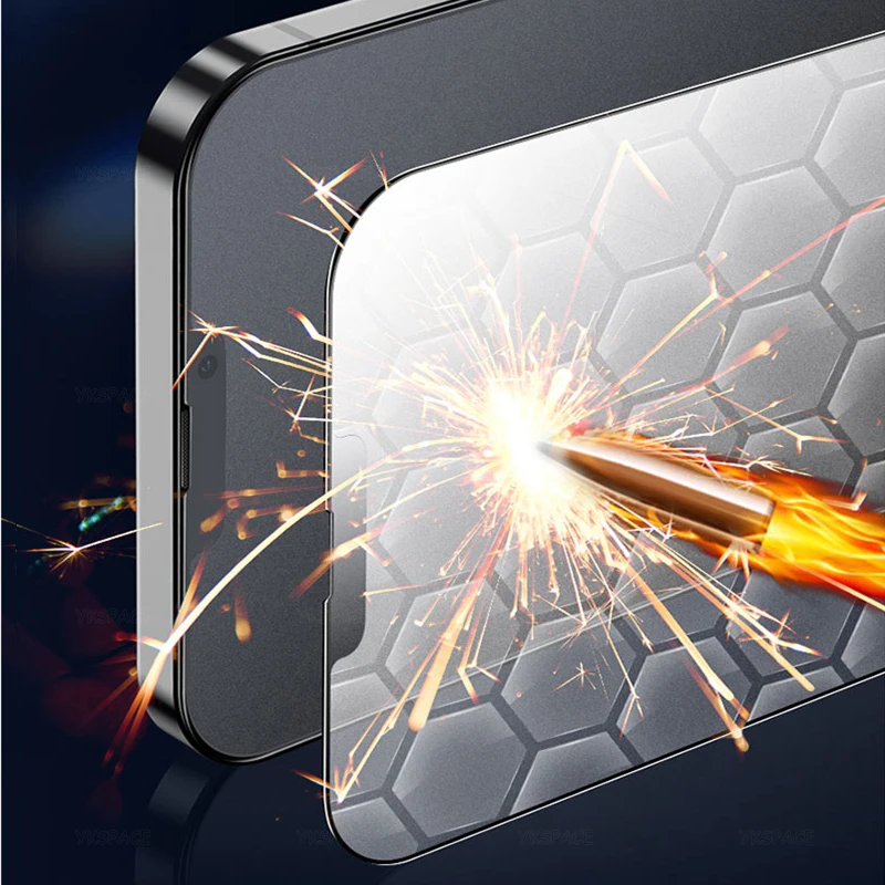 2 uds mate esmerilado Anti rayos azules 9H vidrio templado para iPhone 16e 16 15 14 Plus 13 12 mini 11 Pro X XR XS Max Protector de pantalla - imagen 3