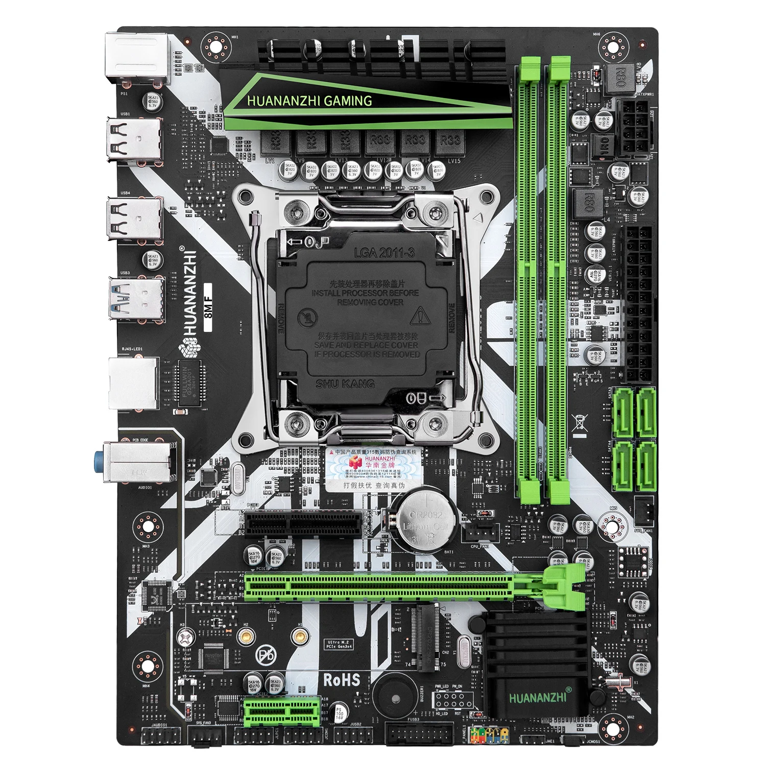 HUANANZHI-placa base X99 8M F LGA 2011-3 XEON X99 con Intel E5 2620 V3 LGA 2011-3 DDR4 RECC, kit combinado de memoria de NON-ECC, NVME - imagen 3