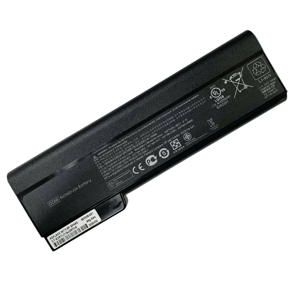 Nueva batería Original y genuino para ordenador portátil CC06 10,8 V 55Wh para HP Elitebook 8460p 8560p Probook 6465b 6560b CC09 10,8 V 100W, etc. - imagen 5