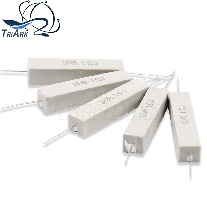 5 uds 10W 5% resistencia de cemento resistencia de potencia 0,1 ~ 10K 0.1R 0.5R 10R 50R 0,22 0,33 0,5 1 2 5 8 10 15 20 25 30 100 1K 2K 3K ohm - imagen 3