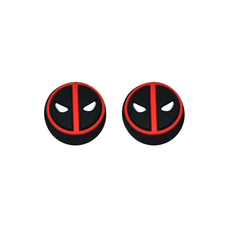 1 par de tapas de agarre para pulgar de Disney SpiderMan Deadpool Playstation PS5 PS4 Xbox Series, accesorios de controlador de juego de dibujos animados, regalo - imagen 5