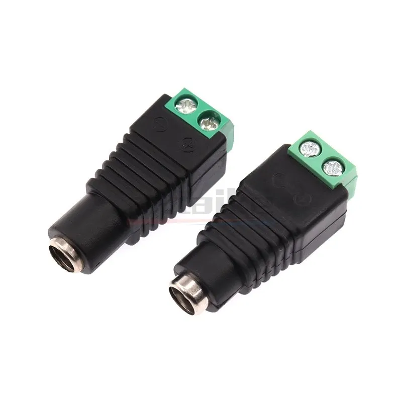 5 uds DC enchufe Jack 5,5*2,1mm 5,5*2,5mm 12V conector macho hembra para luz LED CCTV soldadura sin soldadura libre conveniente rápido - imagen 3