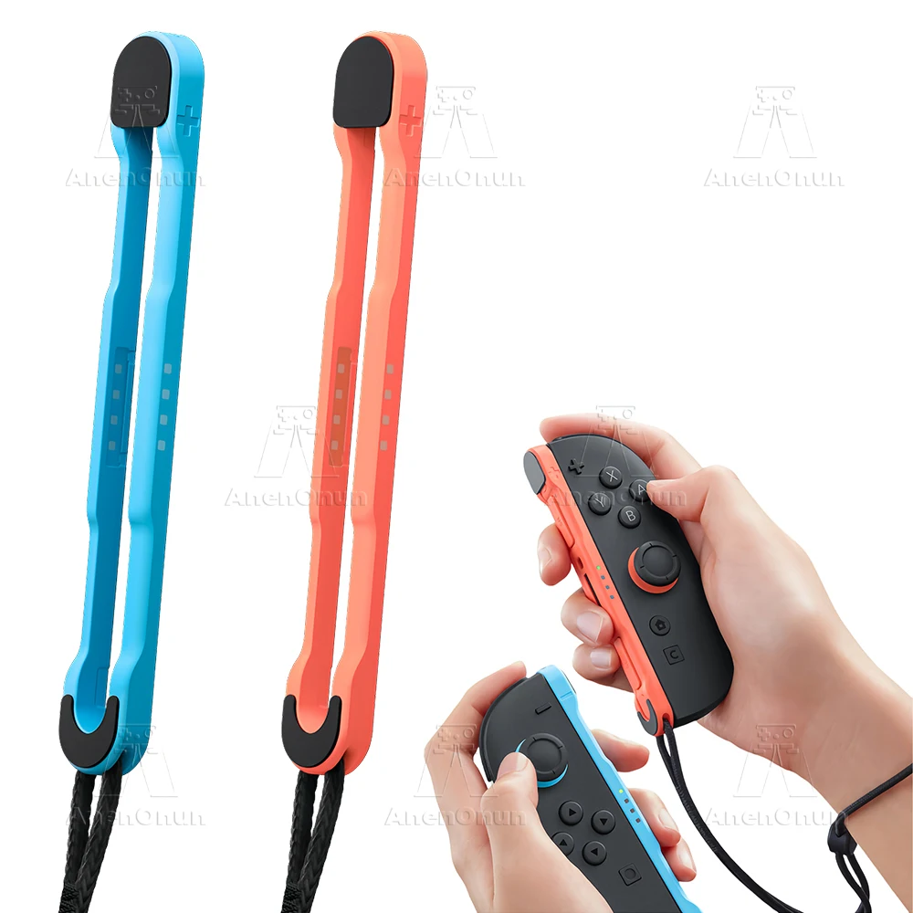 Paquete de 2 correas de muñeca Joycon 2, accesorios Premium para juegos, Joy Con 2 controladores, interruptor de correa ajustable, 2 piezas de repuesto duraderas