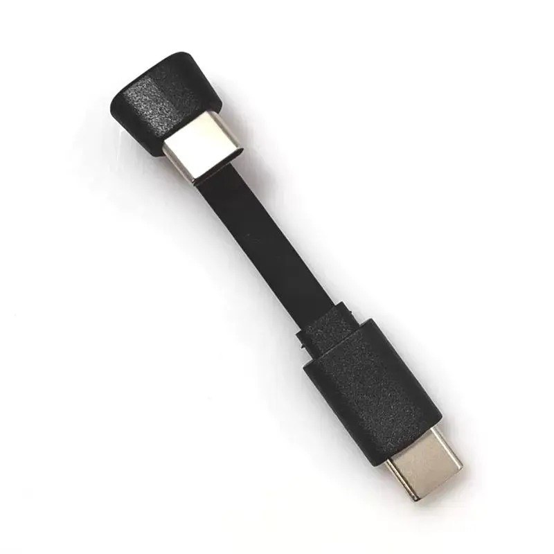 Longitud 59mm/65mm/90mm tipo C codo macho a cabeza recta macho teléfono para juegos Cable de datos de carga súper rápida - imagen 3