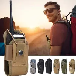 N6v9 Funda táctica para Walkie Talkie - Bolsa Molle Ajustable