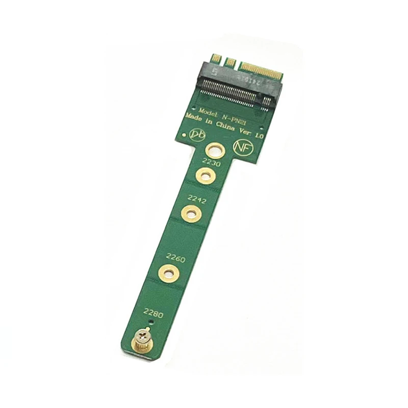 Tarjeta de conversión M.2 M Key a A + E Key NGFF, enchufe de tarjeta Ethenet WiFi M.2 a protocolo NVMe, adaptador de conversión M.2 NGFF 2280 SSD - imagen 5