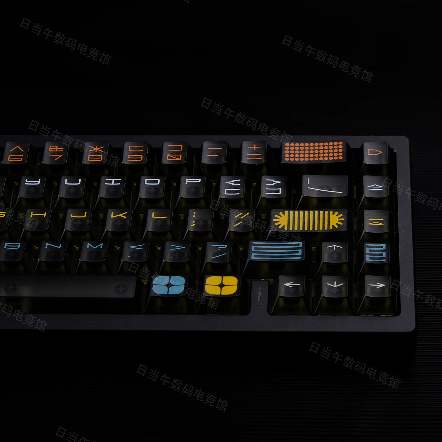 Expo Fog-teclas transparentes con perfil de cereza, teclas ABS para teclado mecánico MX Switch Wooting GH60 61 64 66 67 75 84 87 - imagen 2