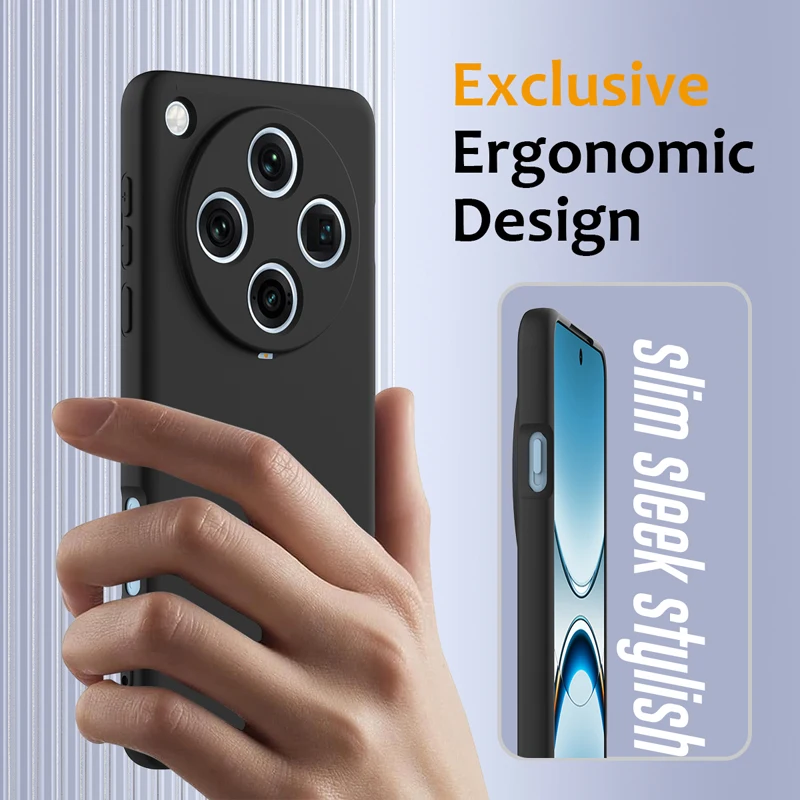 Para OPPO Find X8, X8 Pro funda magnética ELVEV calidad cubierta protectora trasera de silicona líquida para teléfono - imagen 5