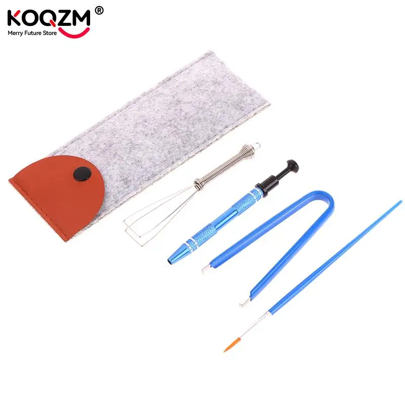 Herramientas de lubricante para Gateron, interruptores de teclado mecánico, Cherry Mx, pinzas, cepillo lubricante, soporte extractor - imagen 4