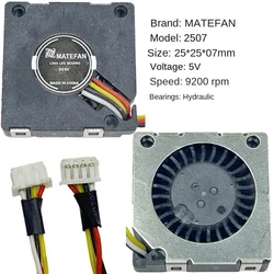 MATEFAN 2507 – Mini ventilador ultradelgado