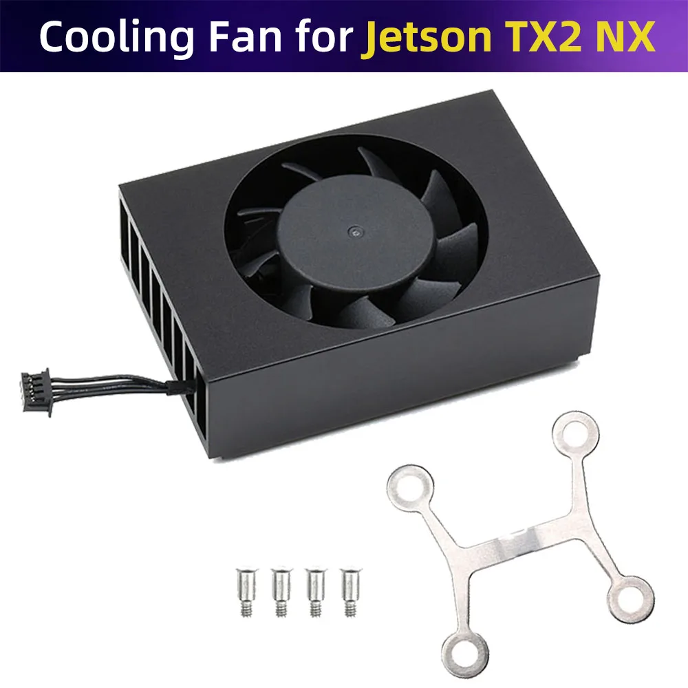 Ventilador de refrigeración dedicado para Jetson TX2 NX, Compatible con Jetson TX2 NX, módulo PWN, velocidad ajustable, entrada DC 5V